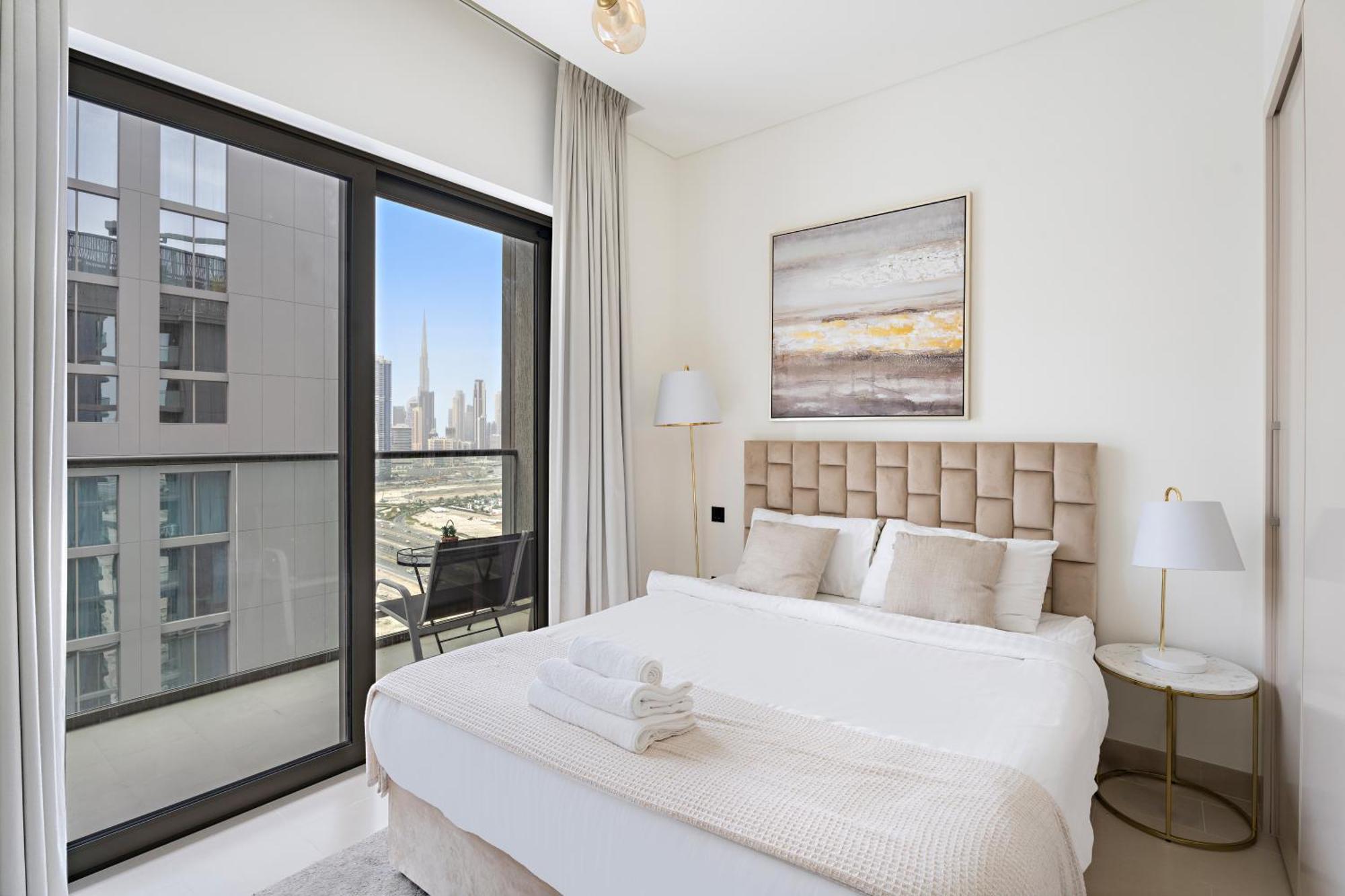 Beautiful 2 Bedroom Next To Business Bay - Sobha Creek Vista Dubaj Exteriér fotografie